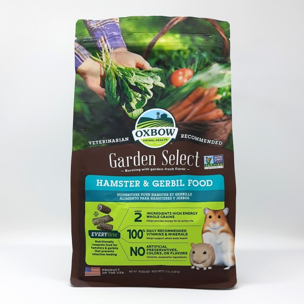 Alimento Para Hamster y Jerbo Garden Select Oxbow 680 grs