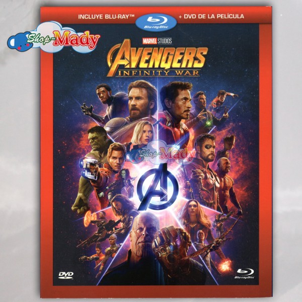 Marvel Studios: Avengers Infinity War Blu-Ray + DVD