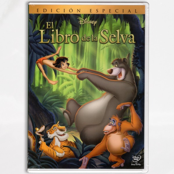 Disney El Libro De Selva (The Jungle Book) Dvd Región 1 Y 4