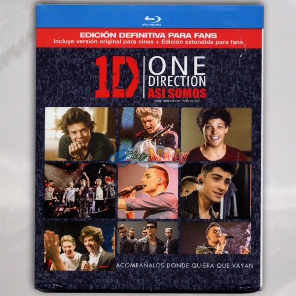One Direction Así Somos (one Direction: This Is Us) Blu-ray