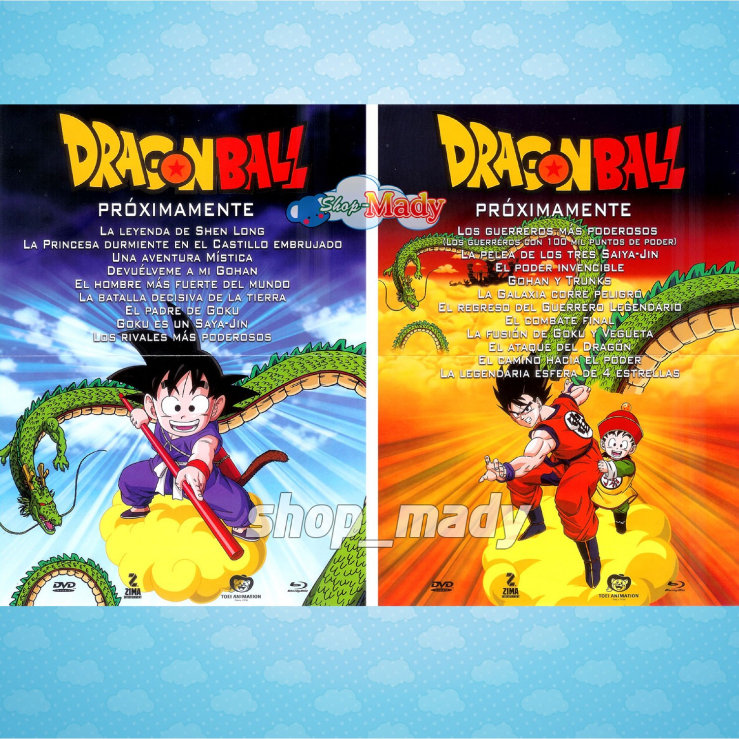 Dragon Ball Z La Batalla de Freezer contra el Padre de Goku Blu-ray -  7506036086849