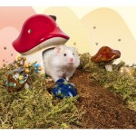 Hongos De Ceramica Para Adornar Habitat De Hamster (4pzas)