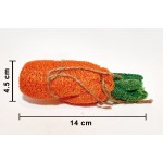 Juguete Zanahoria de estropajo Vegetal para roer