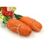Juguete Zanahoria de estropajo Vegetal para roer