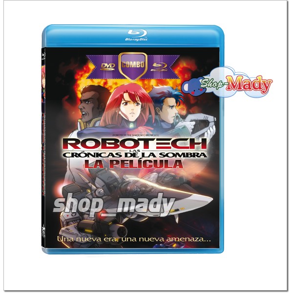 Robotech Las Cronicas de la Sombra Combo DVD y Blu-Ray - Seminueva