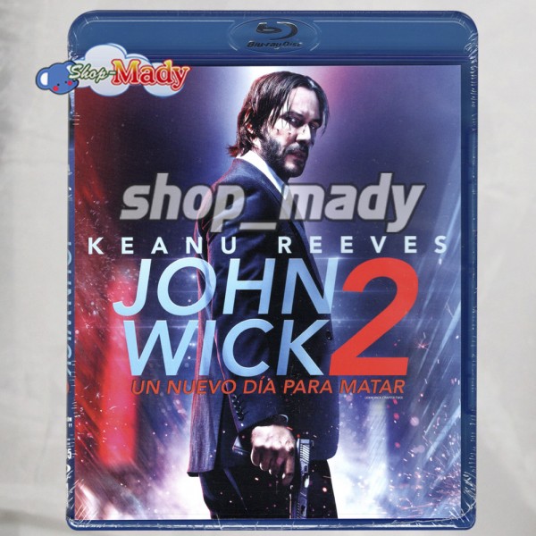 Keanu Reeves John Wick 2 en Formato Blu-ray