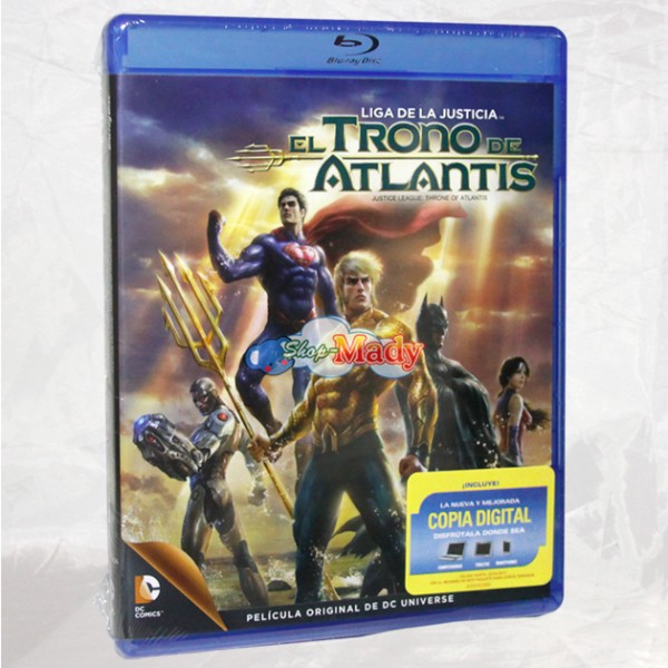 Liga de la Justicia El Trono de Atlantis Blu-Ray